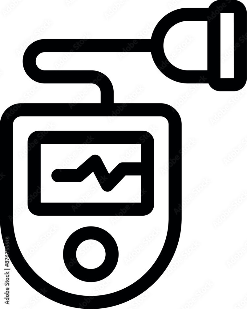 Fetal doppler device measuring heart rate of unborn baby, prenatal healthcare and pregnancy monitoring concept Fetal doppler device measuring heart rate of unborn baby, prenatal healthcare and pregnancy monitoring concept