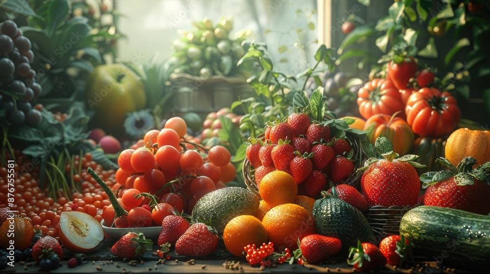 Abstract Representation of the Relationship Between Food Choices and Physical Well-Being