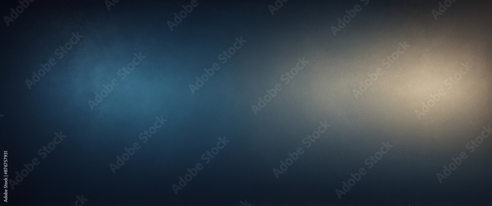Dark blue beige grainy gradient background shining light dark background Dark blue beige grainy gradient background shining light dark background