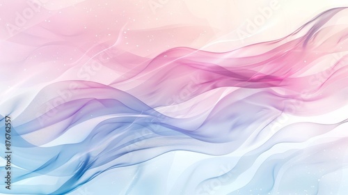 Abstract soft background with a wave. Vector illustration. Clip art.