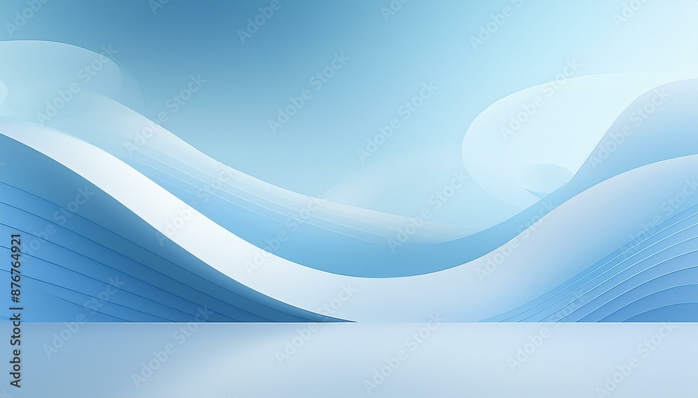 A professional presentation template with a smooth gradient background from light blue to wh A professional presentation template with a smooth gradient background from light blue to wh