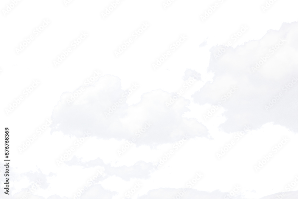 Realistic flying white cloud isolated on transparent Realistic flying white cloud isolated on transparent