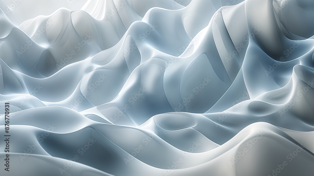 Obraz premium Ethereal Snowy Landscape