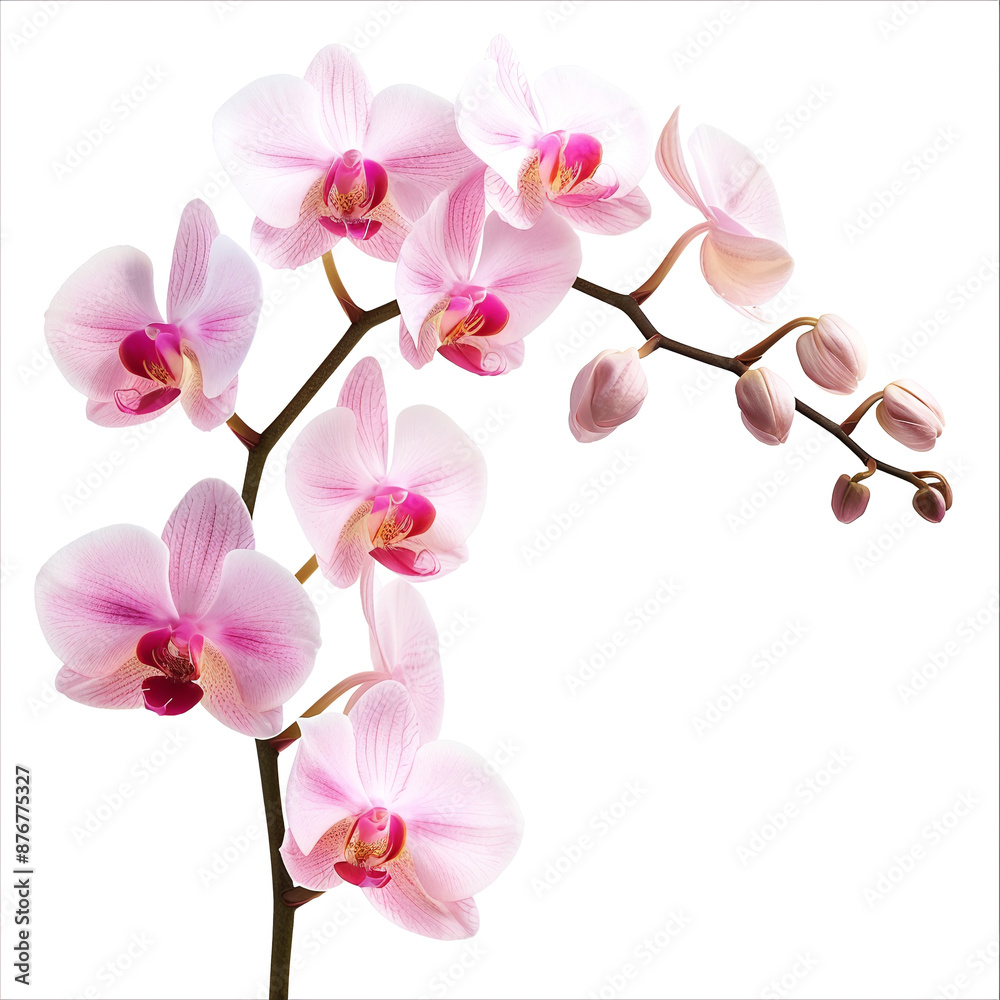 Orchid isolated on white background Orchid isolated on white background