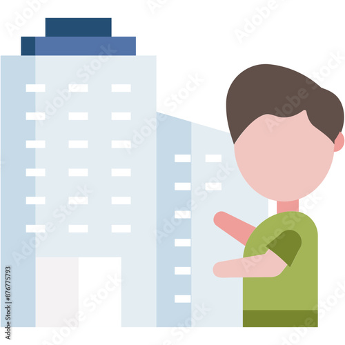 Real Estate Agent Illustration