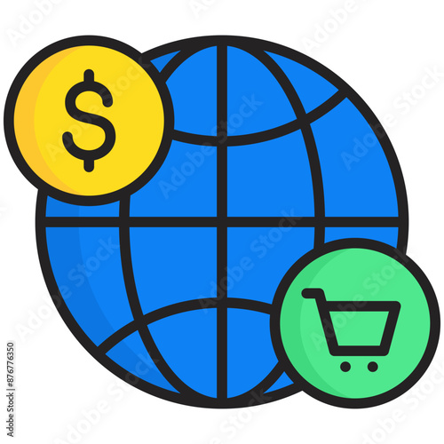 Global Market  Icon