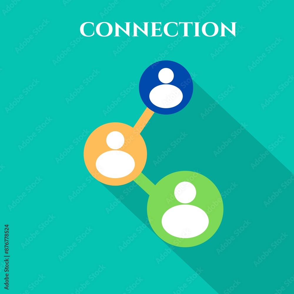 People connecting icon. People network vector icon. Business communication on white background. Network concept. People networked icon. Community. People connecting icon. People network vector icon. Business communication on white background. Network concept. People networked icon. Community.