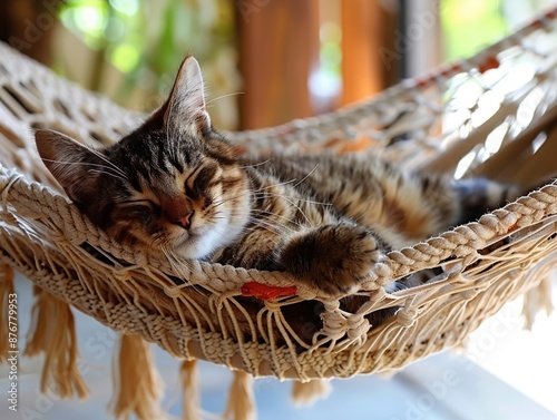 Cat in a hammock ultimate relaxation