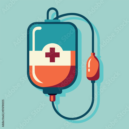 a blood bag with a lifeline attached