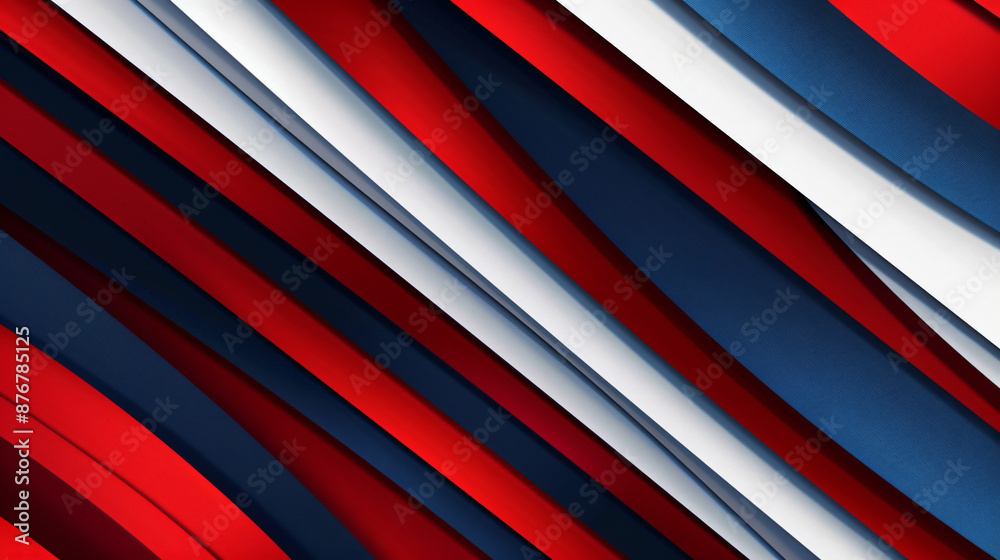 Abstract background with red, white and blue diagonal stripes. Modern illustration for web design or print material,
Abstract background with red, white and blue diagonal stripes. Modern illustration for web design or print material,