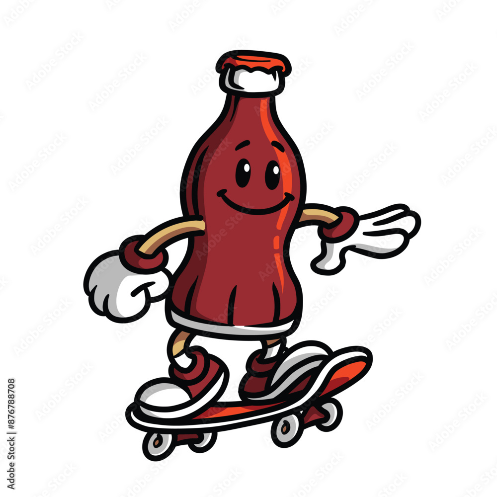Cute soda Bottle Cartoon Cute soda Bottle Cartoon