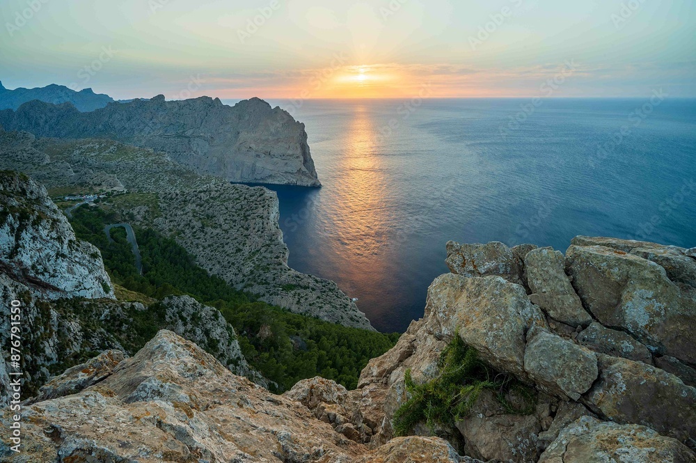 Mirador de Es Colomer at sunset Spain Mallorca Island Mirador de Es Colomer at sunset Spain Mallorca Island
