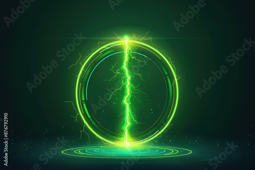Wallpaper Mural Electric discharge shocked effect for design. Power electrical energy lightning spark or electricity effects realistic isolated blitz vector illustration on checkered background Torontodigital.ca