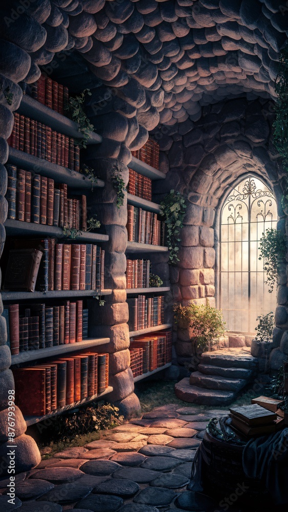 book in the library