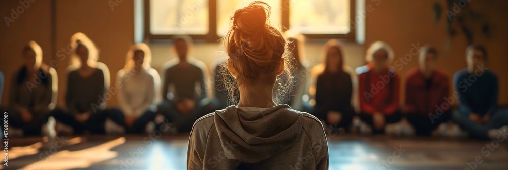 Image depicting someone with a healthy support group Image depicting someone with a healthy support group