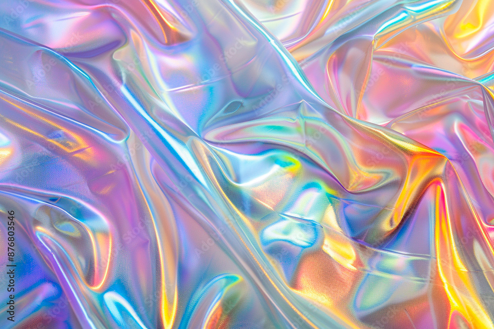 Obraz premium Light Iridescent Holographic Background