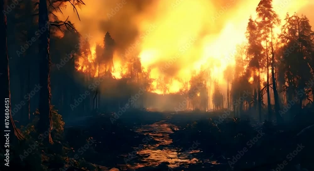 deforestation by fire deforestation by fire