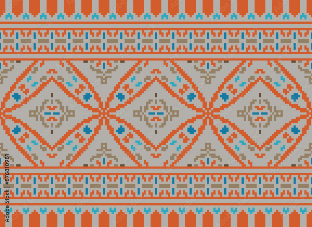 Seamless geometric ethnic Asian oriental and tradition pattern design for texture and background. · Ethnic boho pattern with geometric in bright colors. Seamless geometric ethnic Asian oriental and tradition pattern design for texture and background. · Ethnic boho pattern with geometric in bright colors.