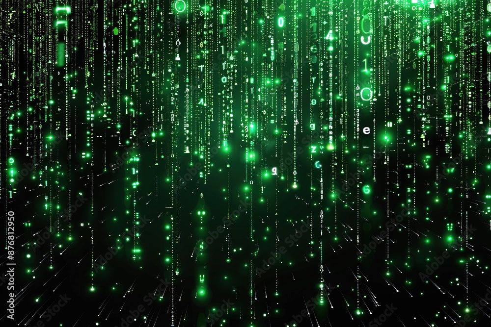 Festive decoration long green glitter rain garland. Festive decoration long green glitter rain garland.