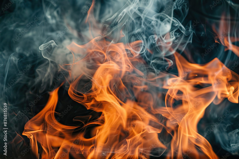Fototapeta premium Generative ai on theme of beautiful texture bright hot fire for design natural abstract background