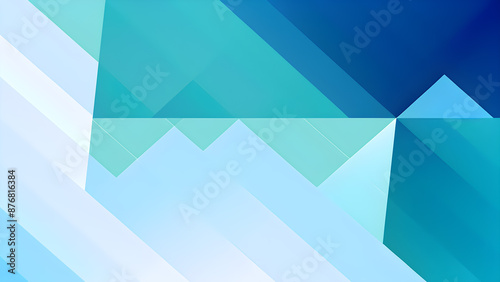 AI generated minimalist background with blue