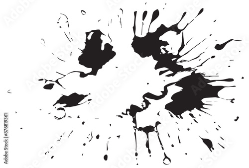 Watercolor spots, ink blots