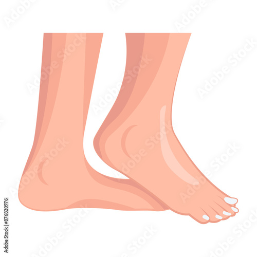 Soft feet icon designed in flat style 

