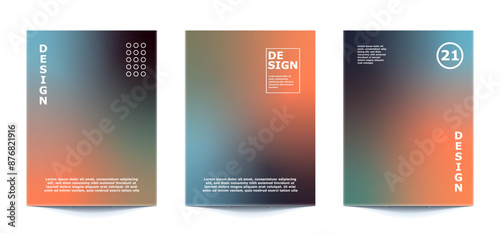 set template Abstract Blurred Colorful Background For banner, flyer, covers, wallpapers, brands, social media and other mobile projects