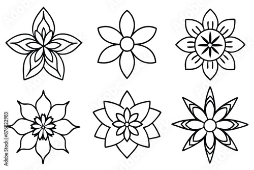 Floral patterns line art beautiful illustration ideas and examples