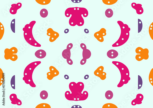 seamless abstract fun pattern
