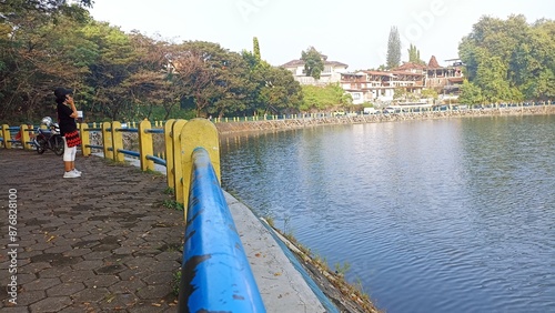 Tambakboyo reservoir in condong catur  photo