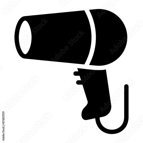 hairdryer Solid icon