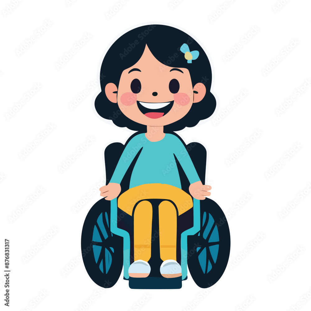 Cartoon Illustration of Happy Children in Wheelchairs, Wearing Helmets and Smiling, Ideal for Educational and Inspirational Posters, Kids' Learning Materials, and Disability Awareness Campaigns Cartoon Illustration of Happy Children in Wheelchairs, Wearing Helmets and Smiling, Ideal for Educational and Inspirational Posters, Kids' Learning Materials, and Disability Awareness Campaigns