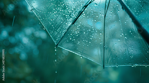 umbrella in rain