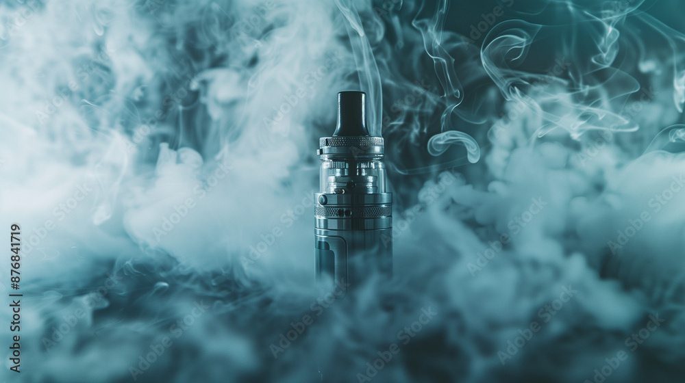 Fototapeta premium electronic cigarette or vaping smoke