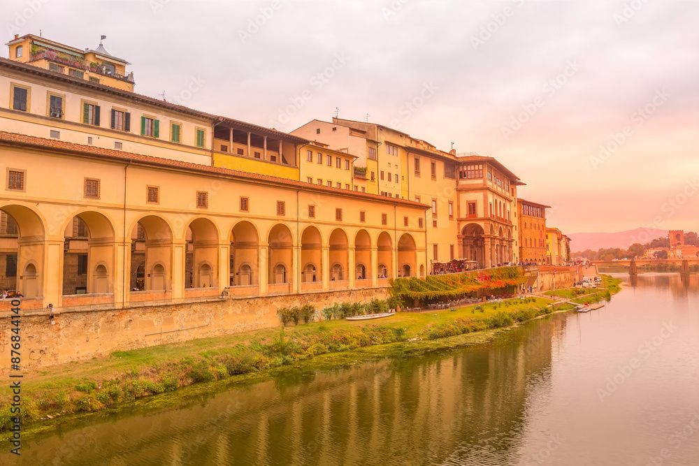 Vasari Corridor in Florence, Tuscany, Italy Vasari Corridor in Florence, Tuscany, Italy