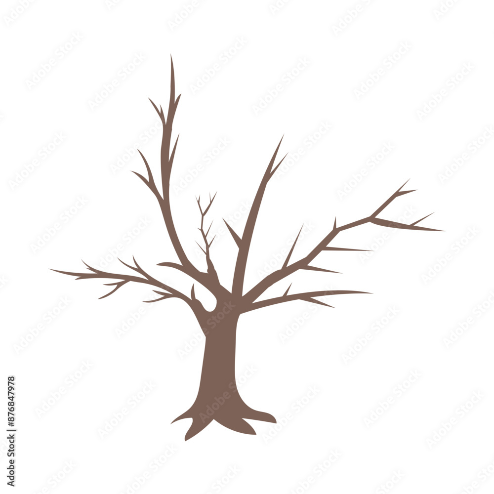Fototapeta premium Dry Tree Icon