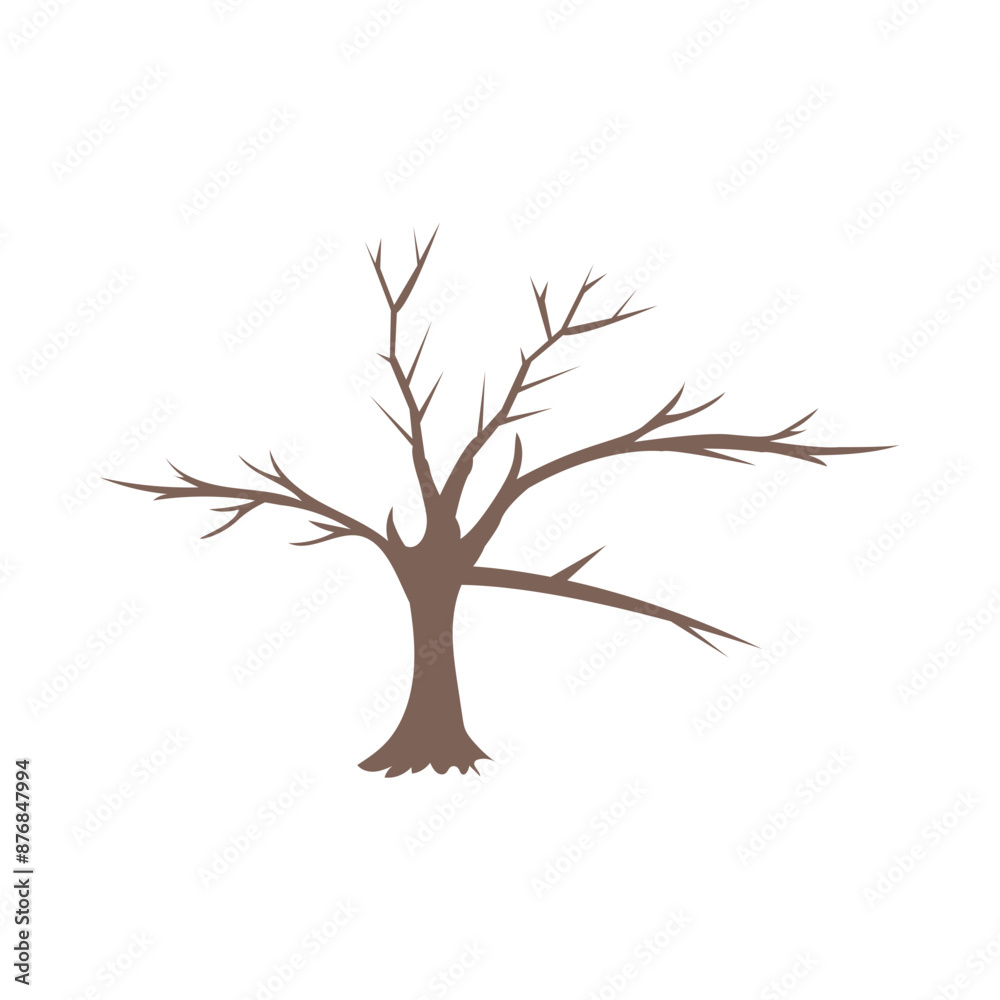 Fototapeta premium Dry Tree Icon