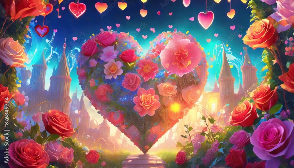 hearts in the garden