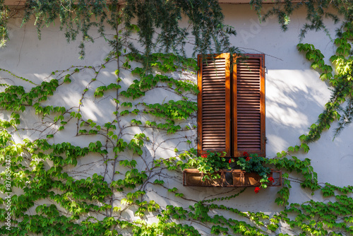 View architectural details in Todi - Umbria - Italy photo