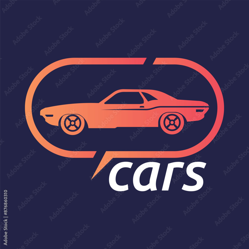Fototapeta premium vintage car vector logistics vehicle