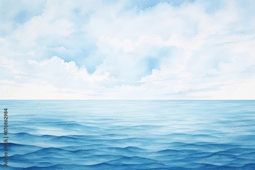 Fototapeta premium Sea outdoors horizon nature.