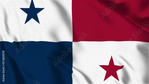 Panama Waving Flag Hight Quality , For Youtube and Other Social Media Use