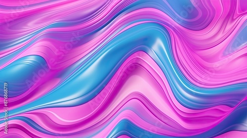 Abstract neon liquid wavy background. Liquid art, marbling texture