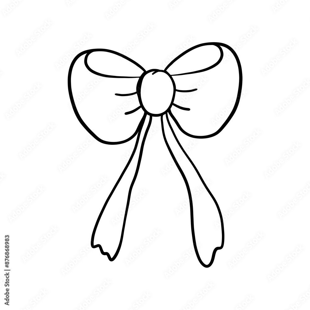 Bow and ribbon Bow and ribbon