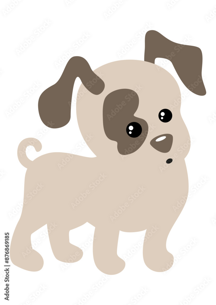 Sweet cute puppy dog isolated Sweet cute puppy dog isolated