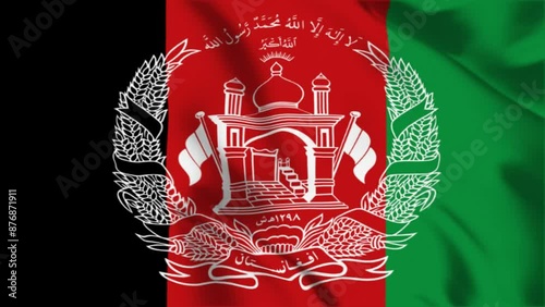 Afghanistan Waving Flag Hight Quality , For Youtube and Other Social Media Use