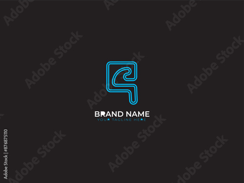 Creative business monogram logo design