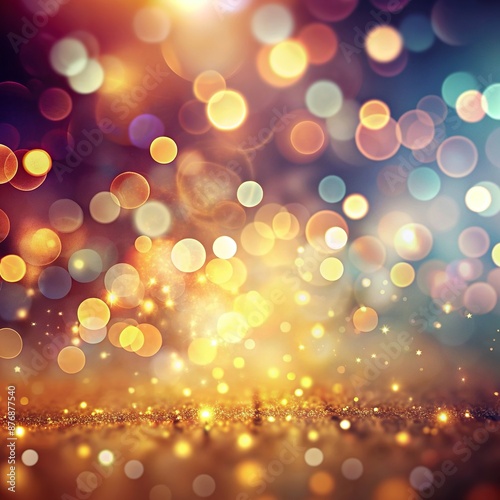 Abstract Blurry Lights Background Capturing a Dreamy Bokeh Effect, Blurry, Lights, Bokeh, Abstract, Capturing