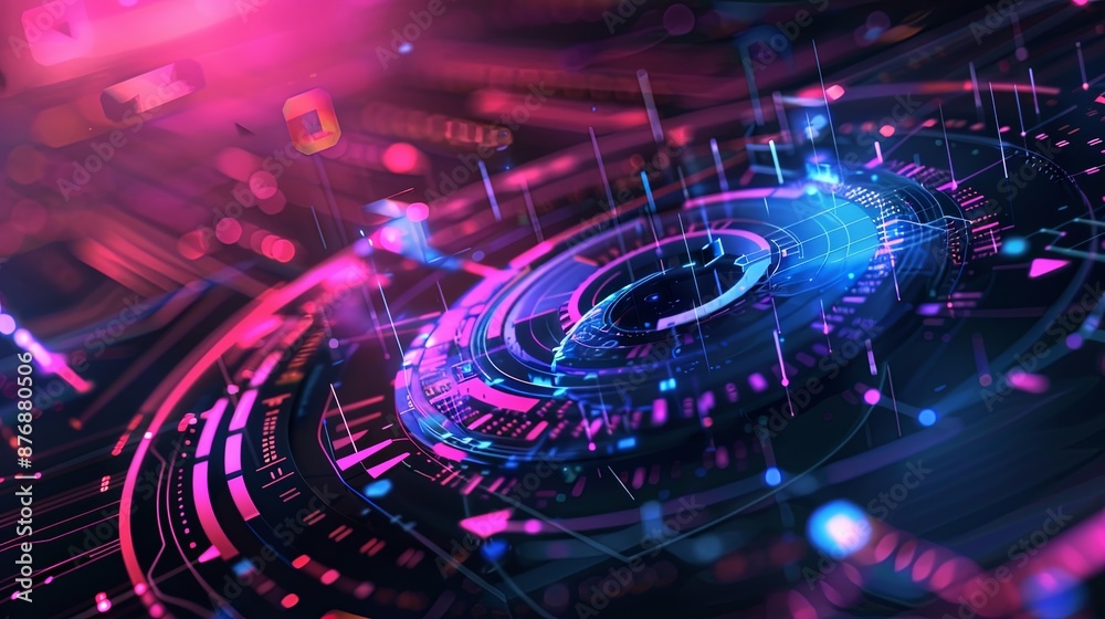 futuristic ui hologram background design futuristic ui hologram background design